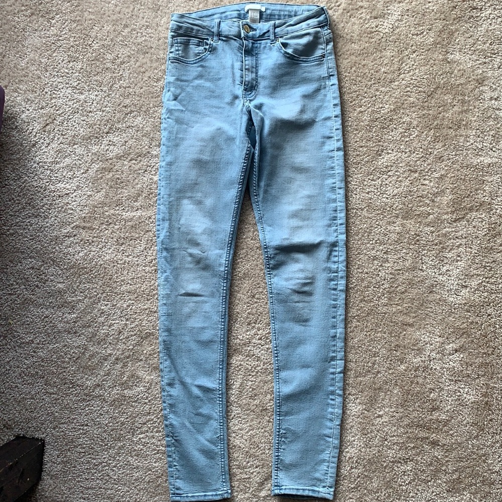 H&M Light Blue Skinny Jeans